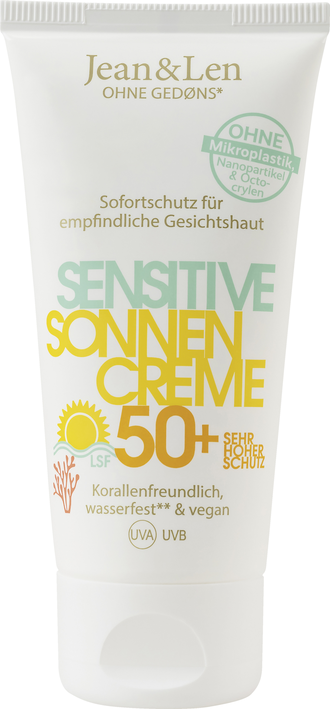 Jean&Len Sensitive Sonnencreme LSF 50