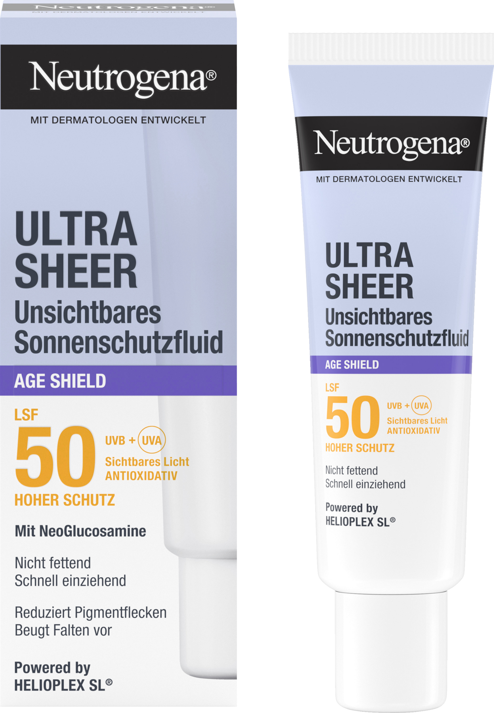 Neutrogena Ultra Sheer Age Shield Sonnenschutzfluid LSF50
