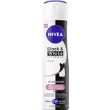 NIVEA Black White Invisible Clear Anti-Transpirant Spray 150ml