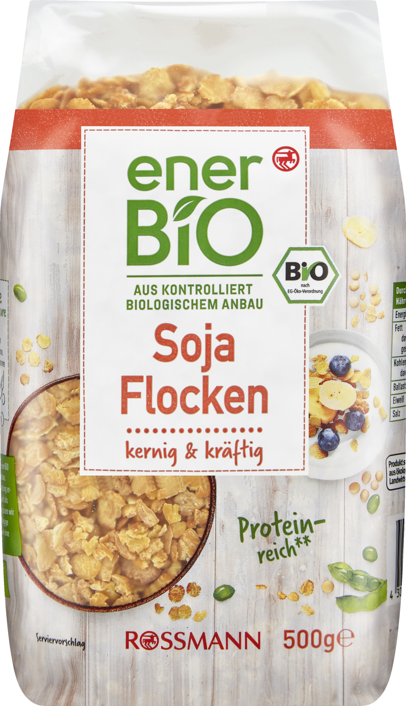 enerBiO Sojaflocken