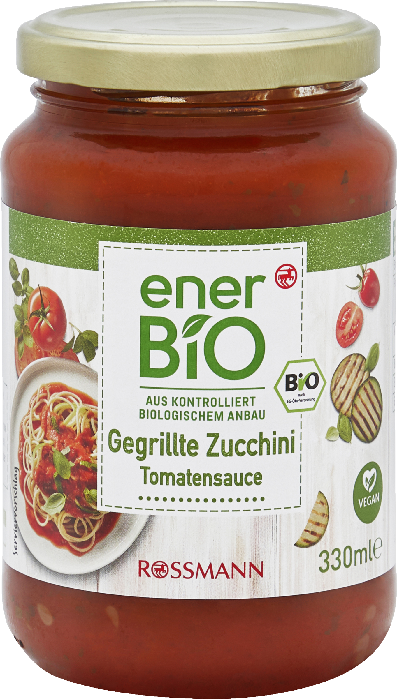 Gegrillte Zucchini Tomatensauce