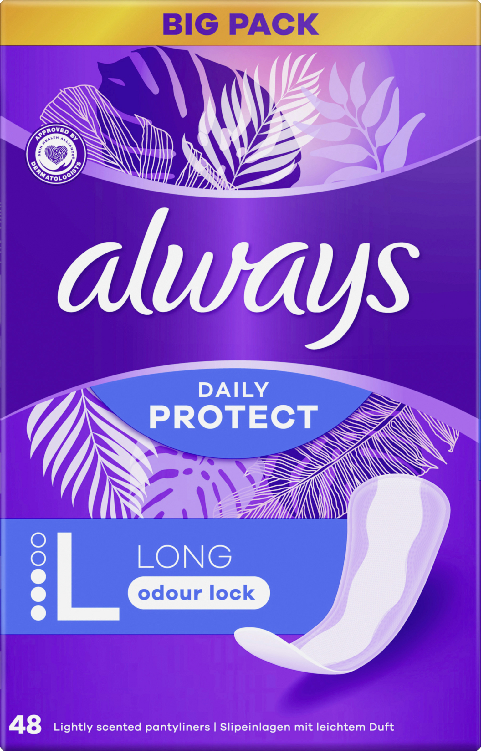 Daily Protect Slipeinlagen Long mit leichtem Duft BigPack