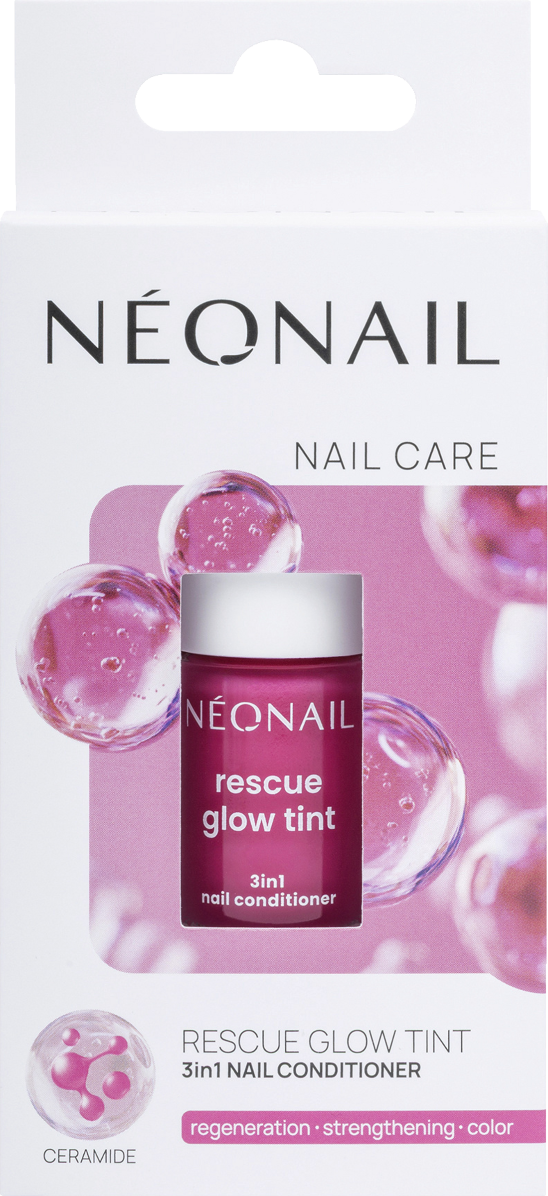 NEONAIL Rescue Glow Tint 3in1 Nail Conditioner Magenta Pink