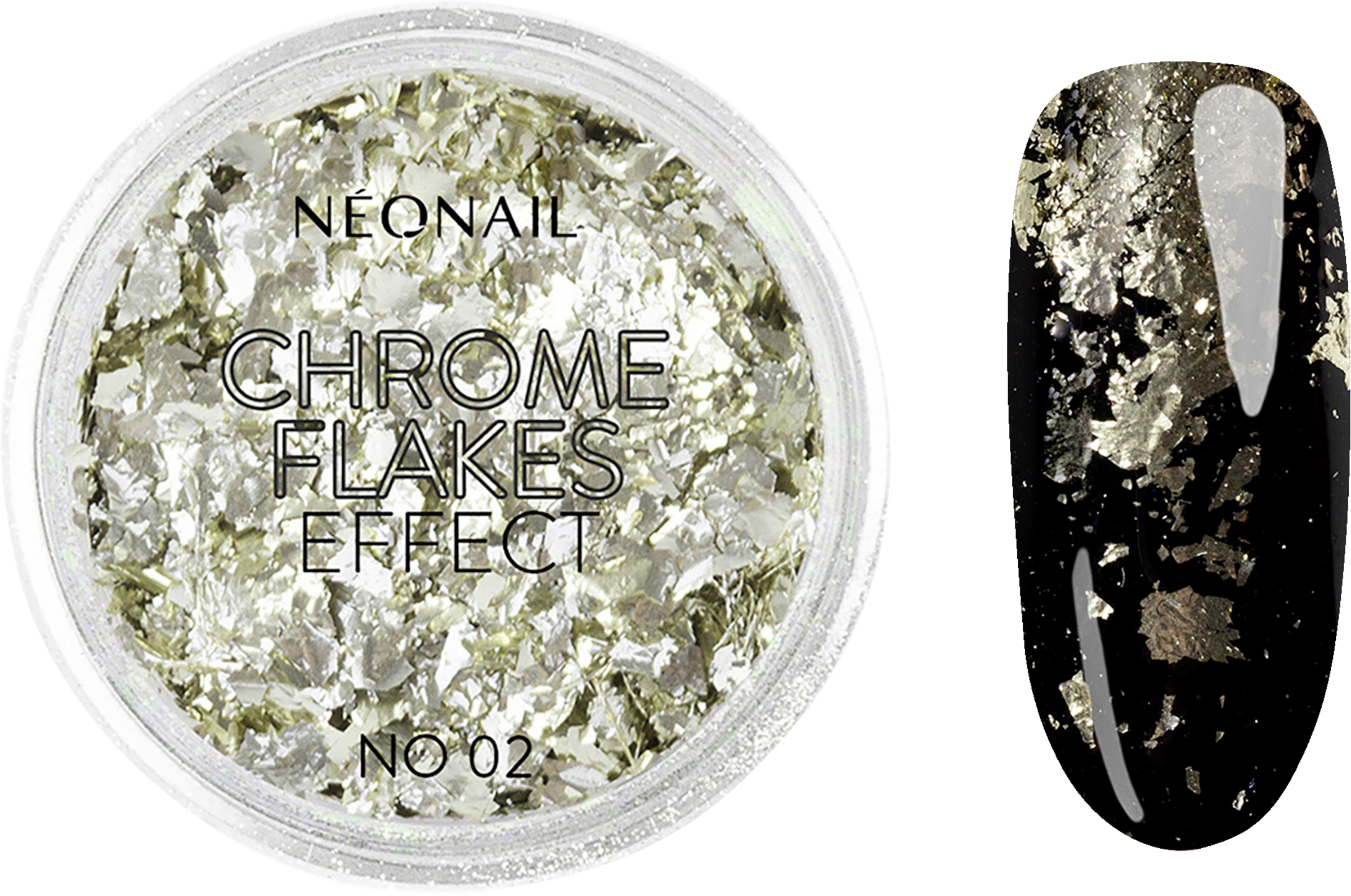 Chrome Flakes Effect No. 02