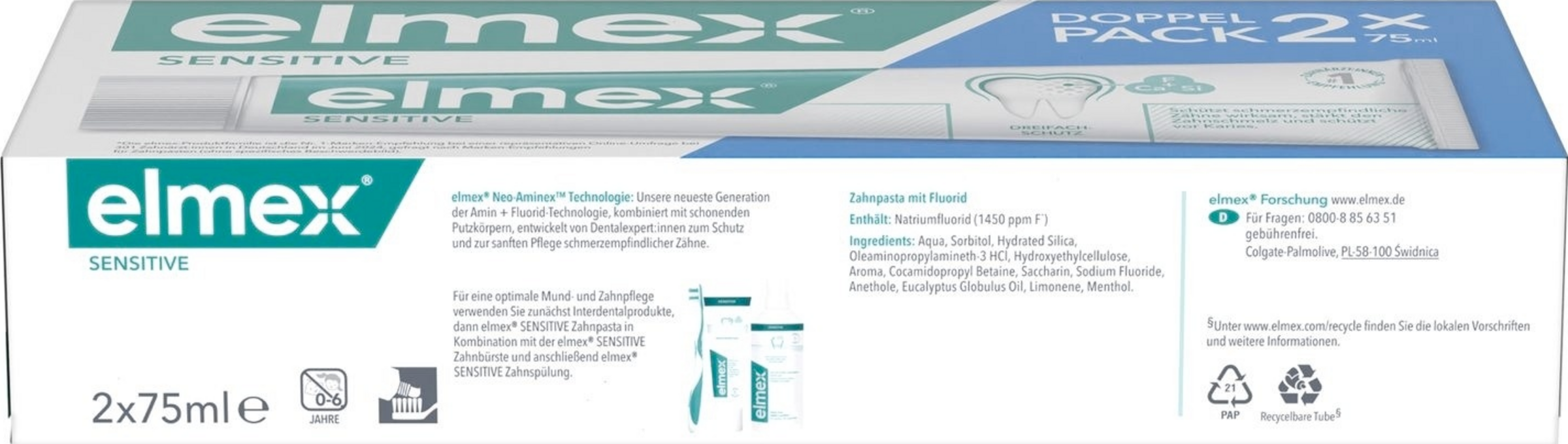 معجون أسنان لطيف عبوة مزدوجة 2