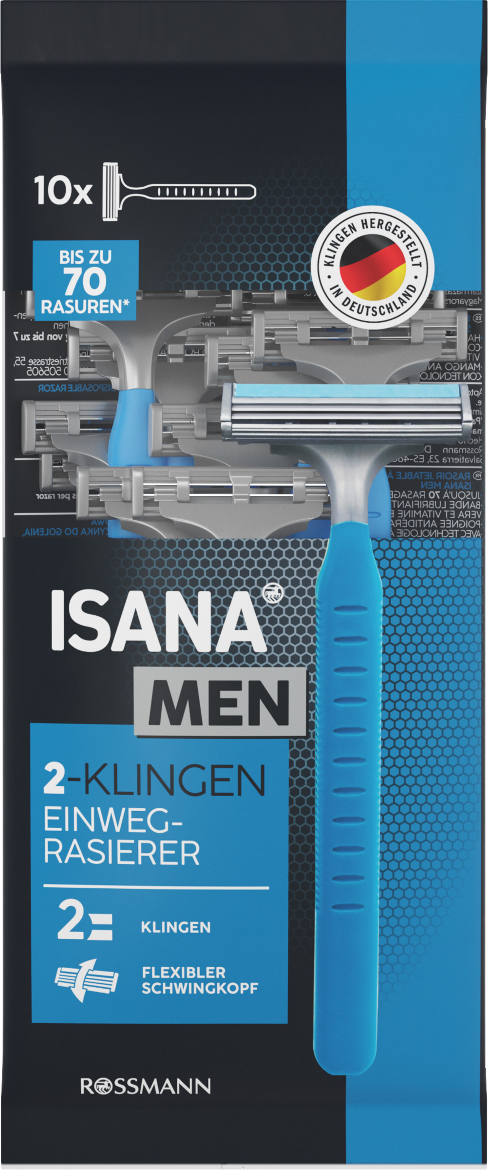 ISANA MEN Einwegrasierer