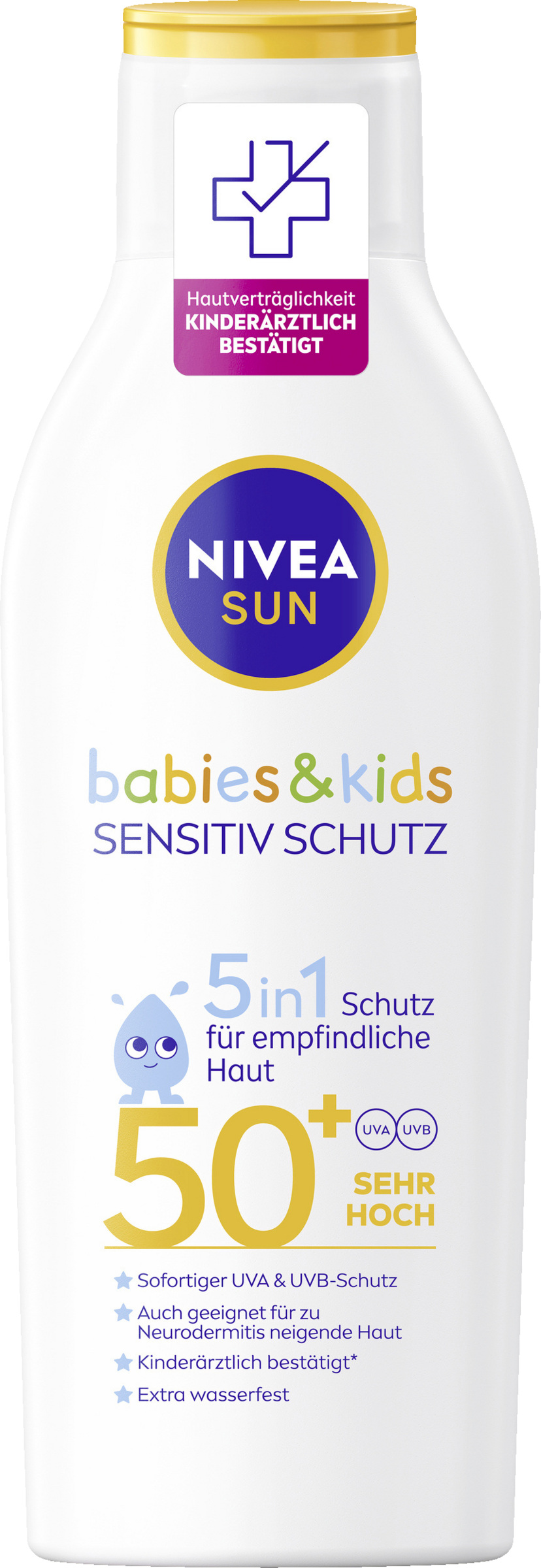 NIVEA SUN Babies & Kids sensitiv Schutz Sonnenmilch LSF 50+