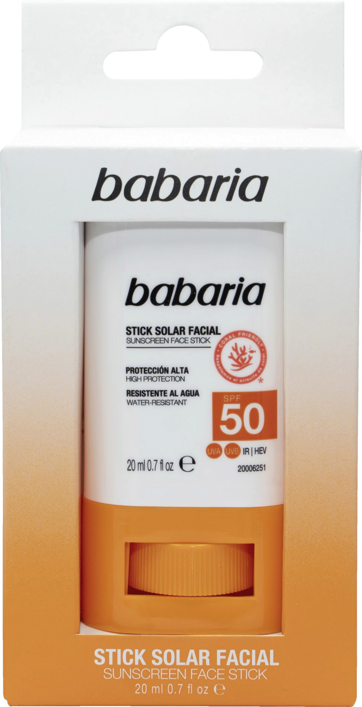 babaria Sonnenschutz Stick Gesicht LSF50