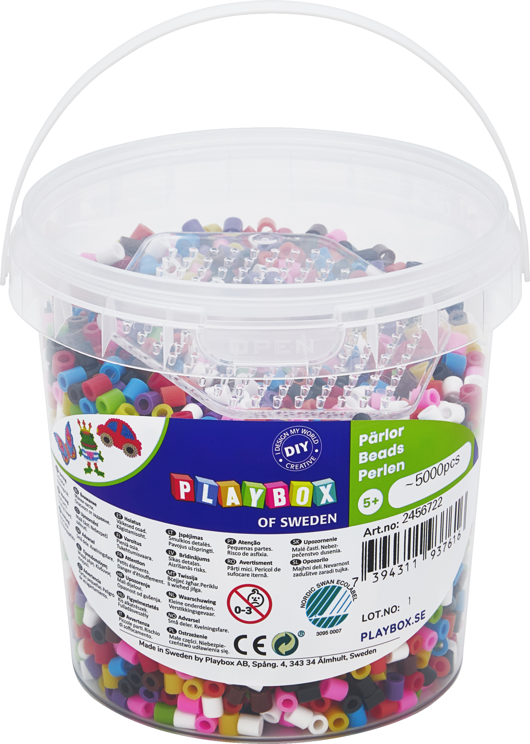  Bügelperlen im Eimer 5000 Stück