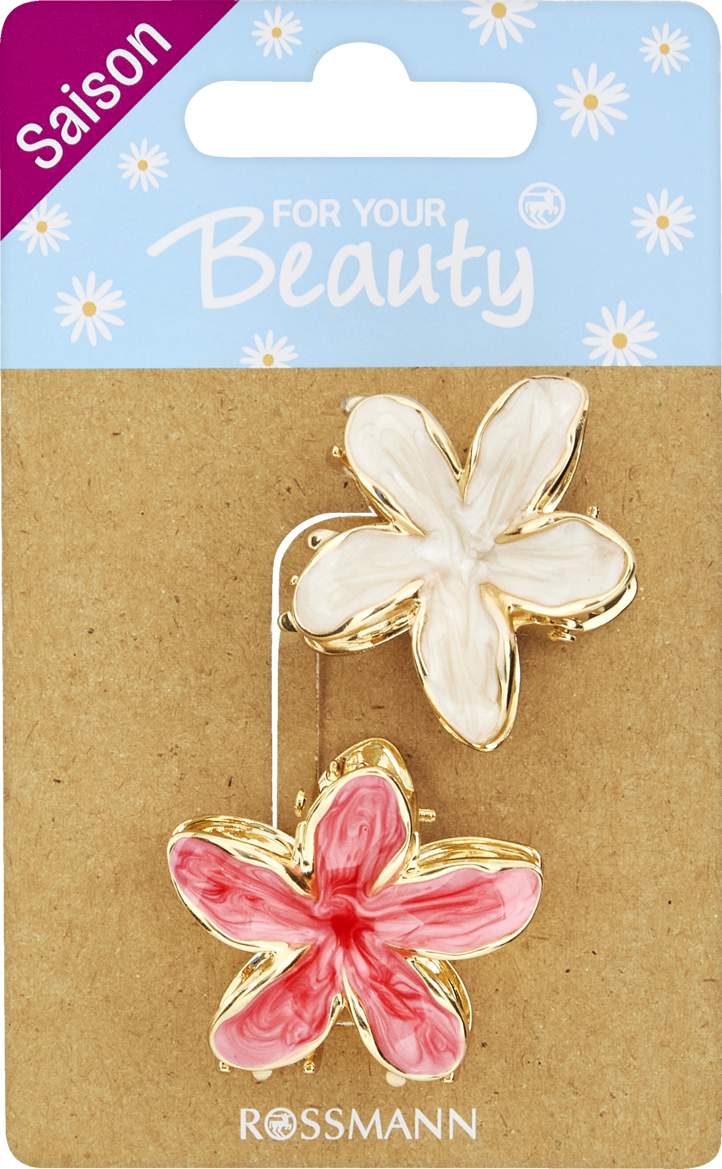 FOR YOUR Beauty Haarspange Metallblume