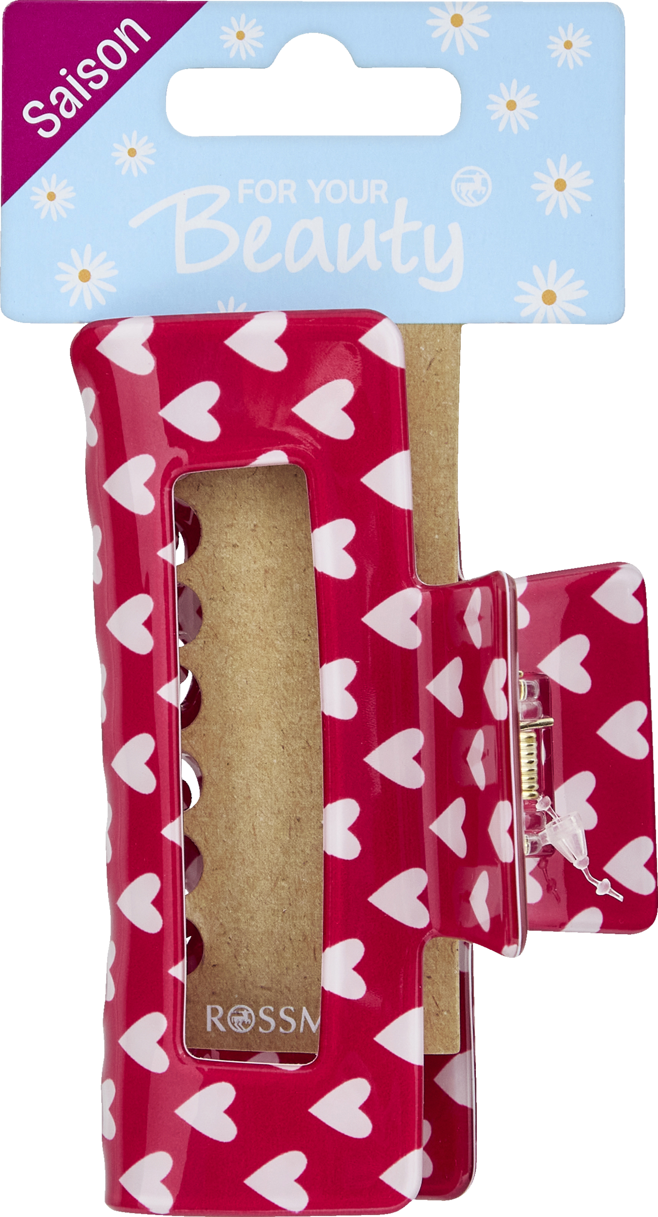 FOR YOUR Beauty Haarspange mit Herzchenprint