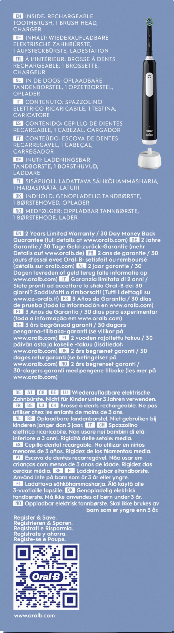 فرشاة أسنان كهربائية PRO Series 1 Black 3