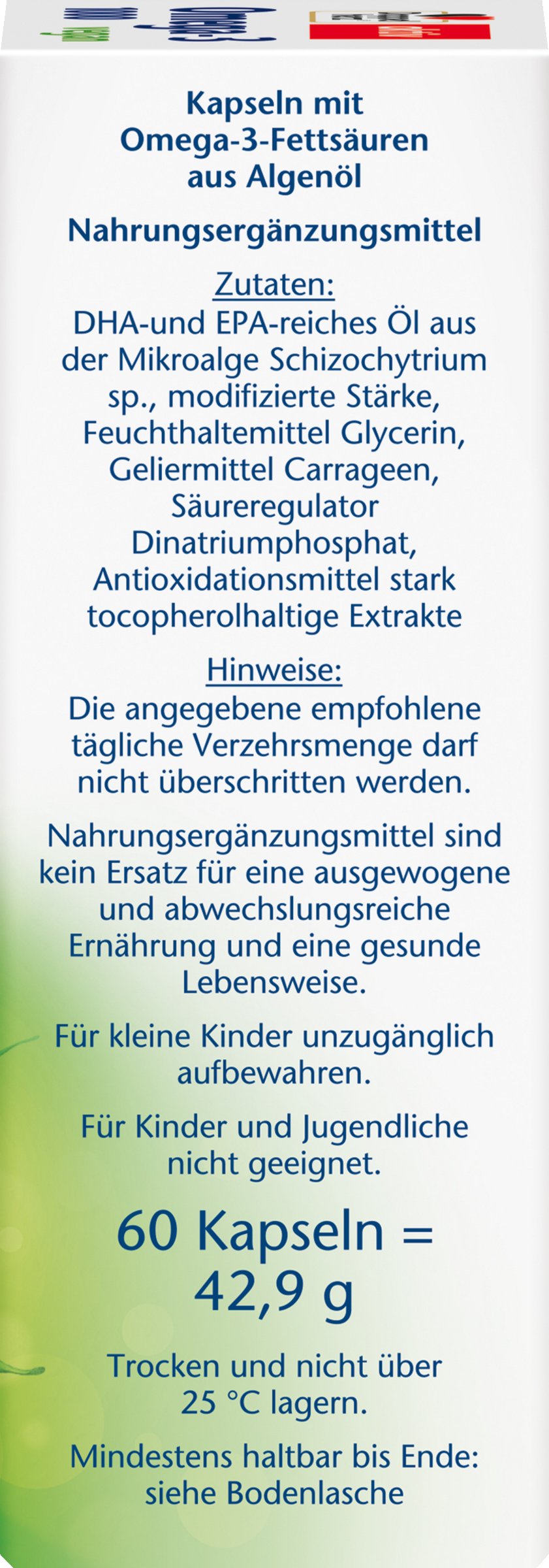 كبسولات أوميغا-3 1000 نباتية 2