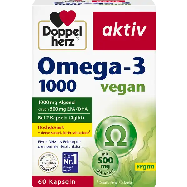 كبسولات أوميغا-3 1000 نباتية