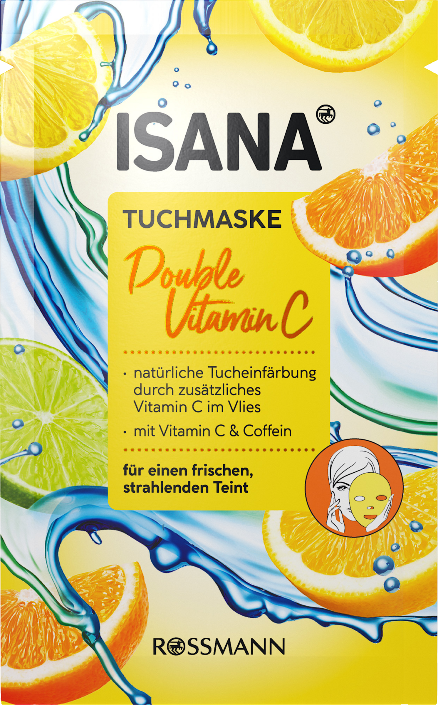 ISANA Tuchmaske Double Vitamin C