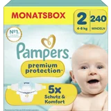 Premium Protection Windeln Gr. 2 Mini (4-8 kg) Monatsbox 240 Stück