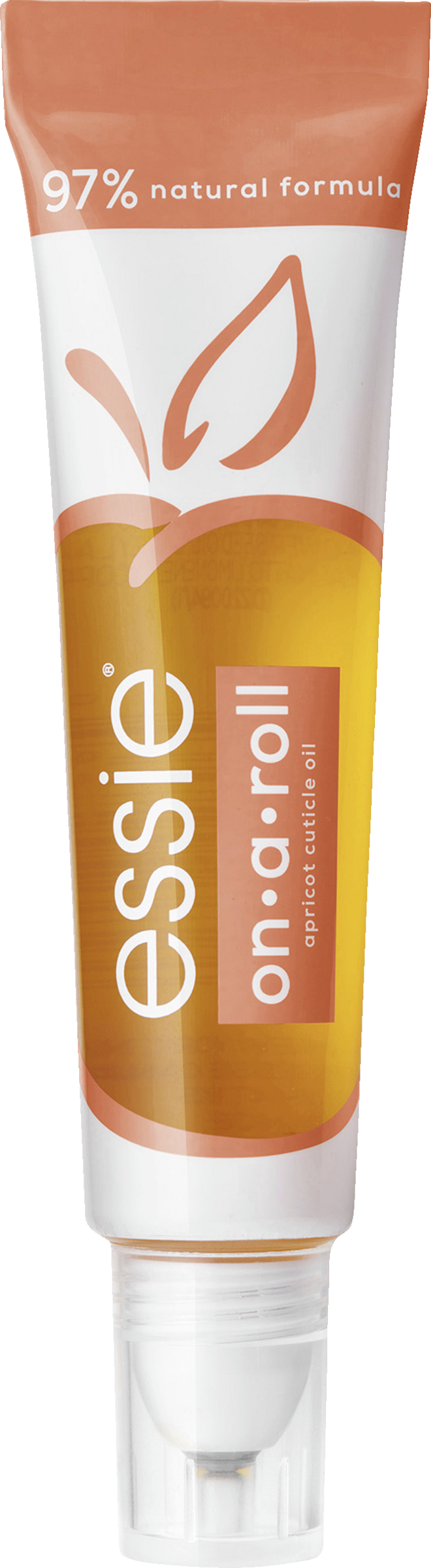 essie CARE apricot on a roll