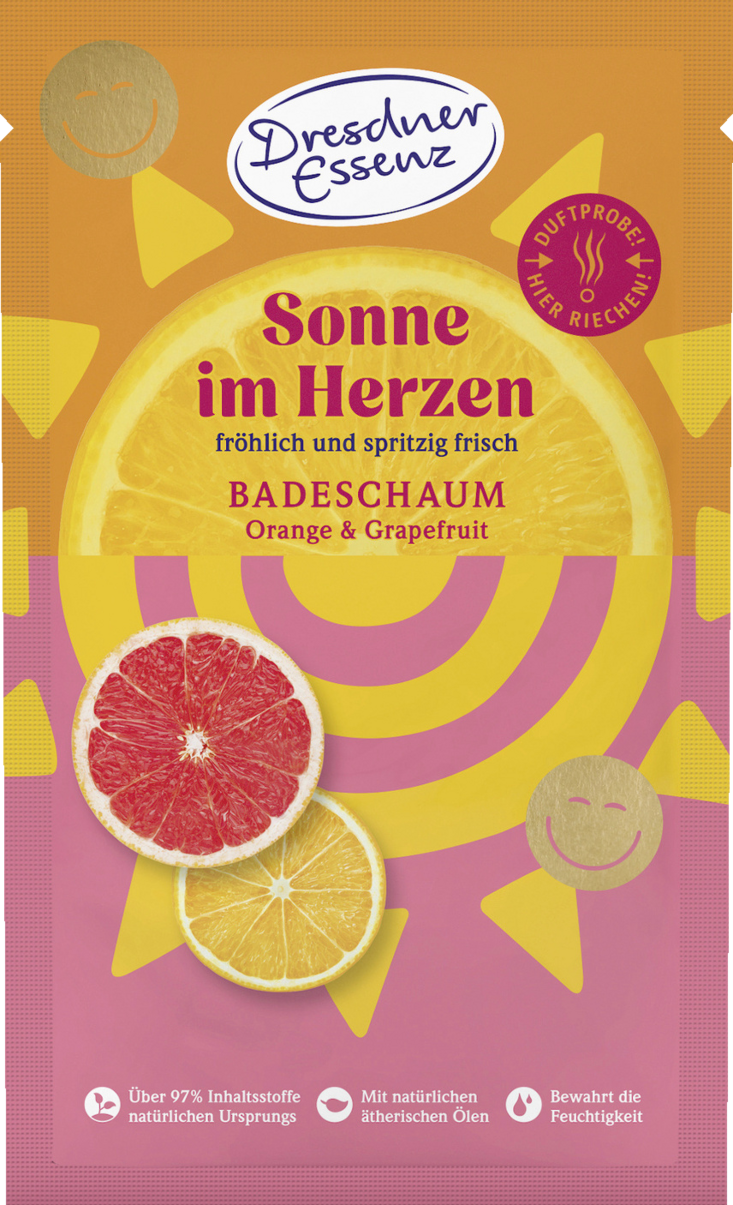 Dresdner Essenz Badeschaum Sonne im Herzen