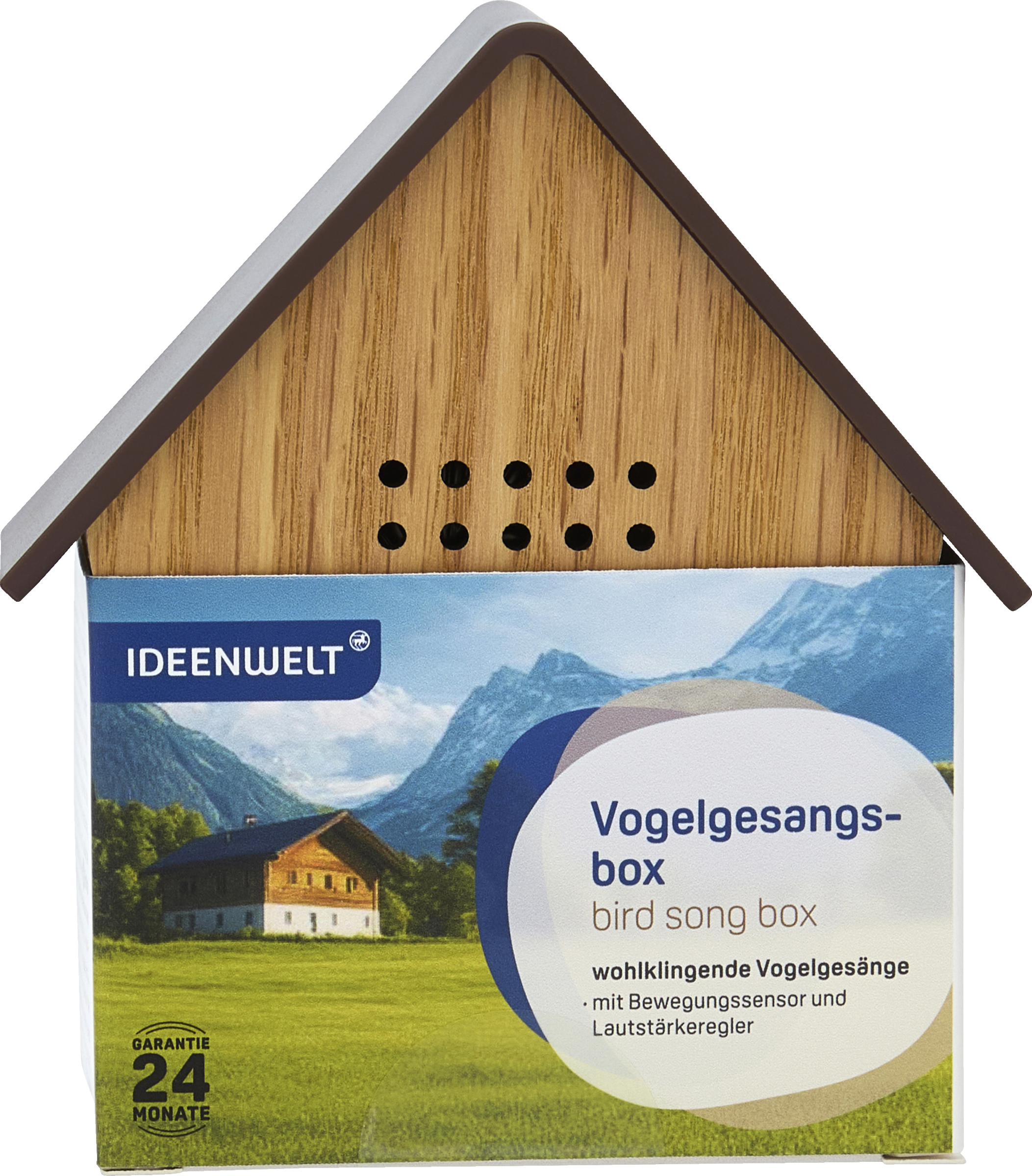 Vogelgesangsbox Braun