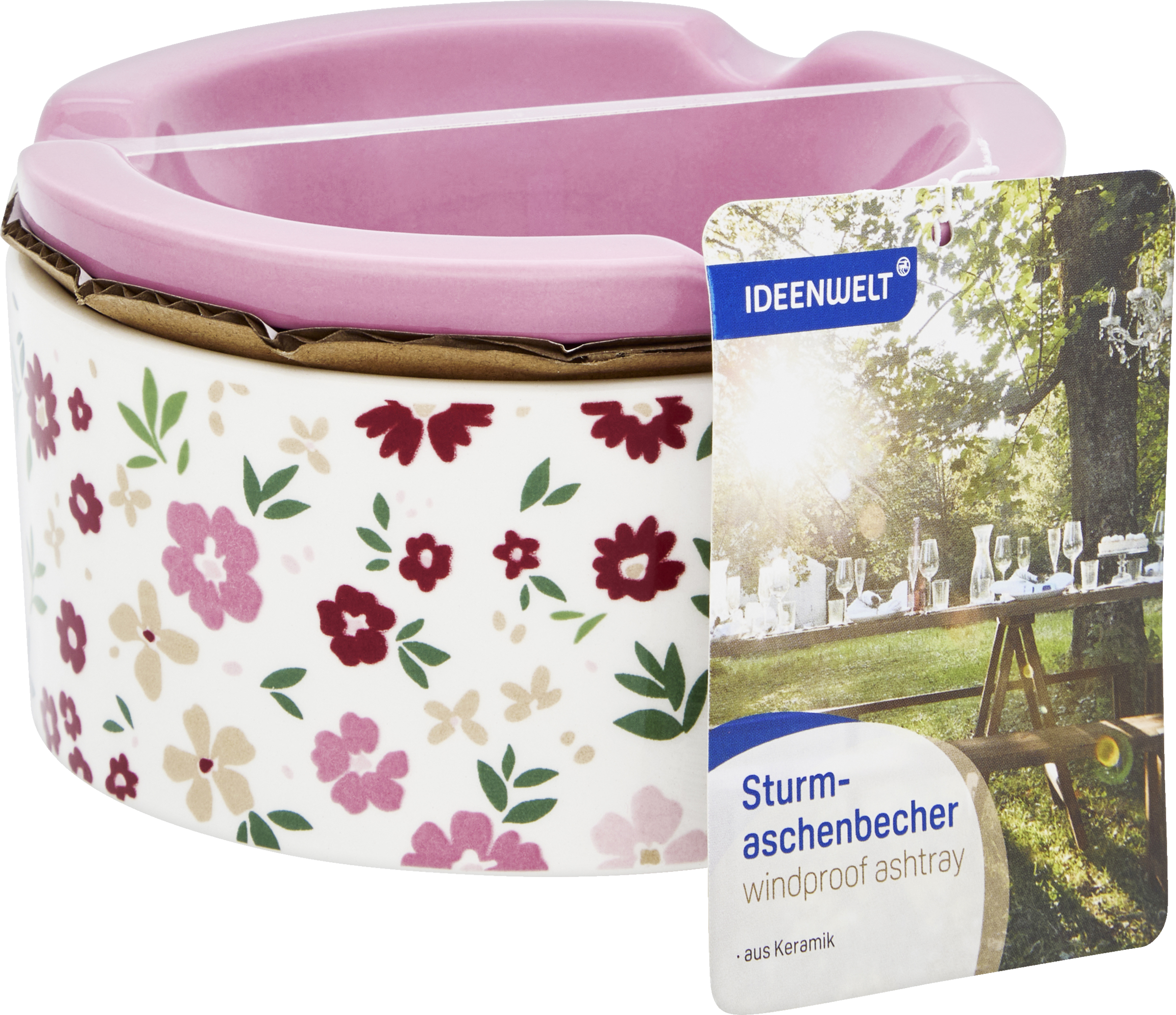 Sturmaschenbecher Blumen