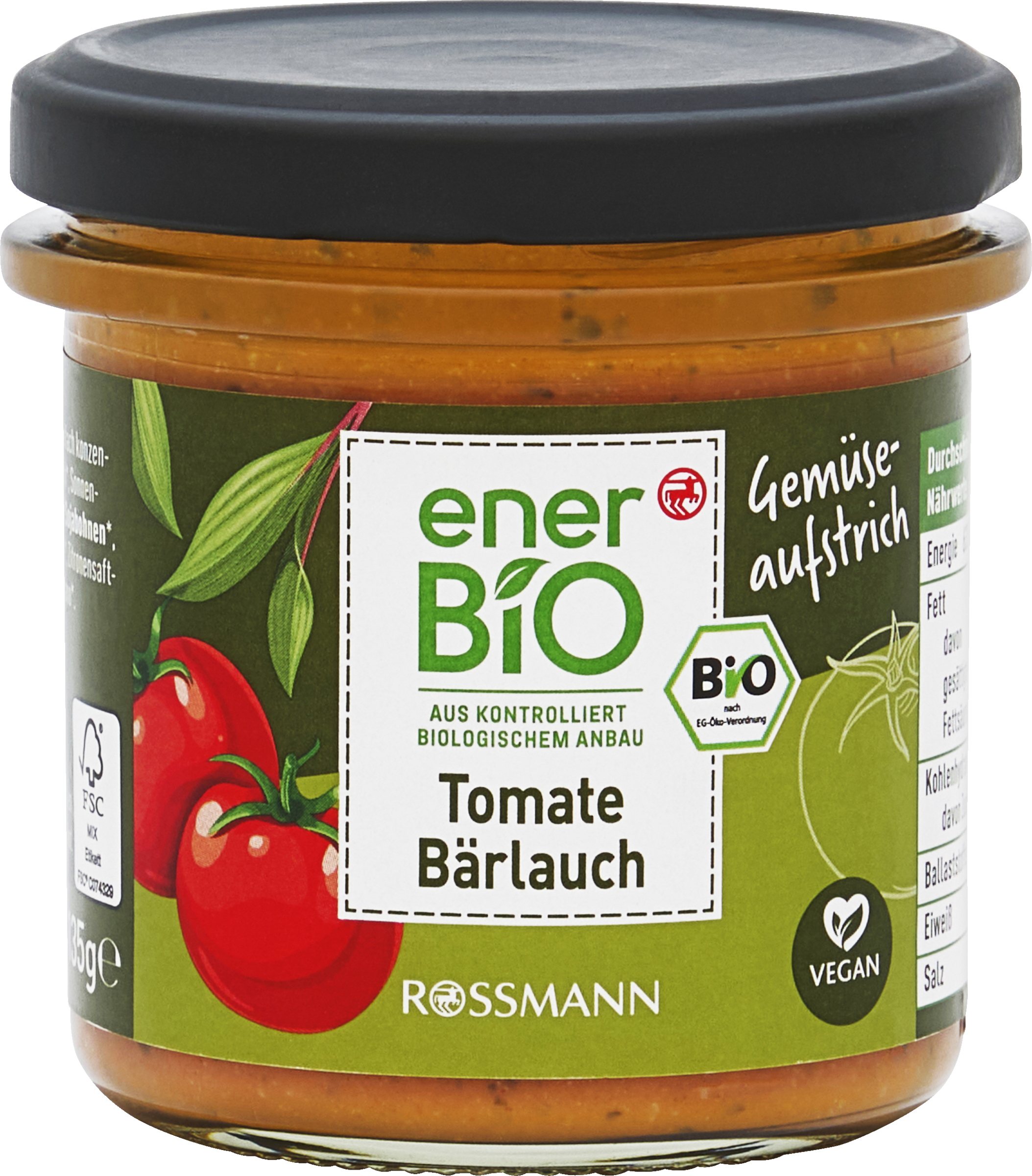 Tomate Bärlauch Gemüseaufstrich