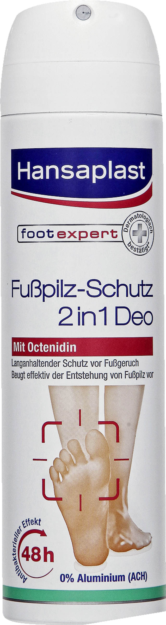 Hansaplast Footexpert FußpilzSchutz 2 in 1 Deospray rossmann.de
