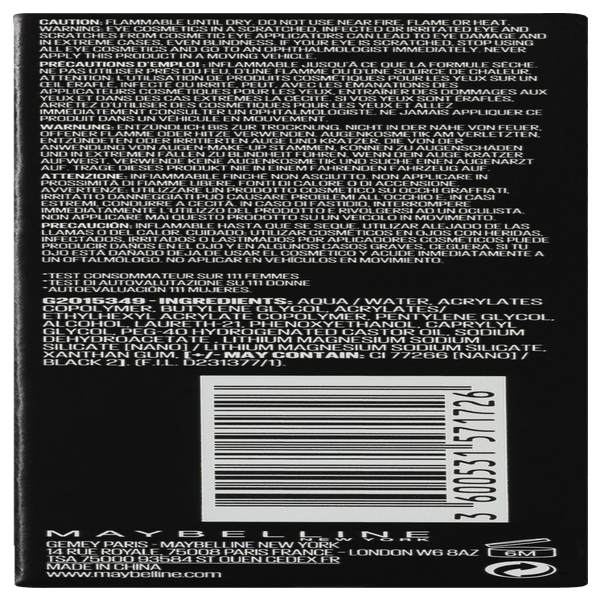 Maybelline New York Tattoo Liner Liquid Ink Eyeliner Black Online Kaufen Rossmann De