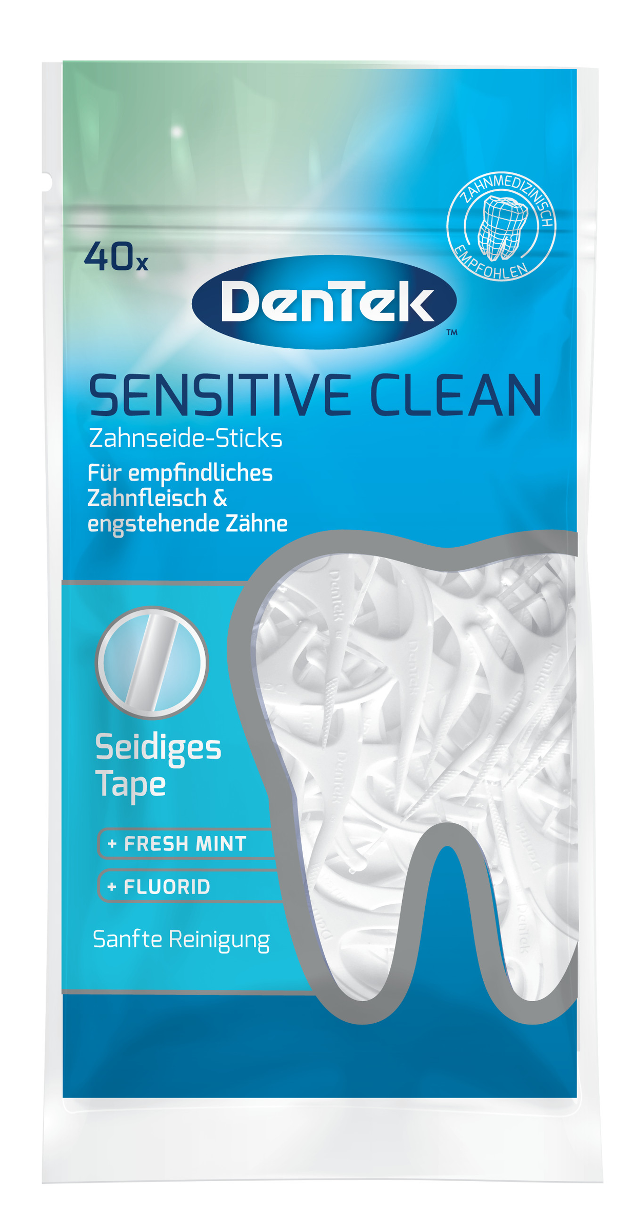 DenTek Sensitive Clean Zahnseide-Sticks