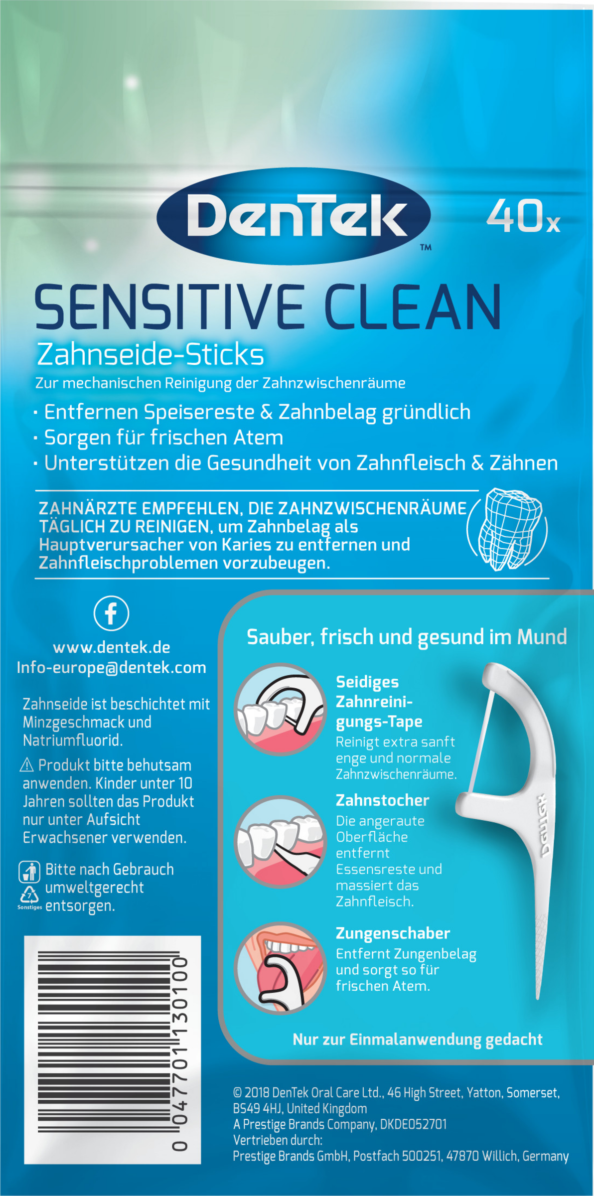 أعواد خيط تنظيف الأسنان Sensitive Clean 2
