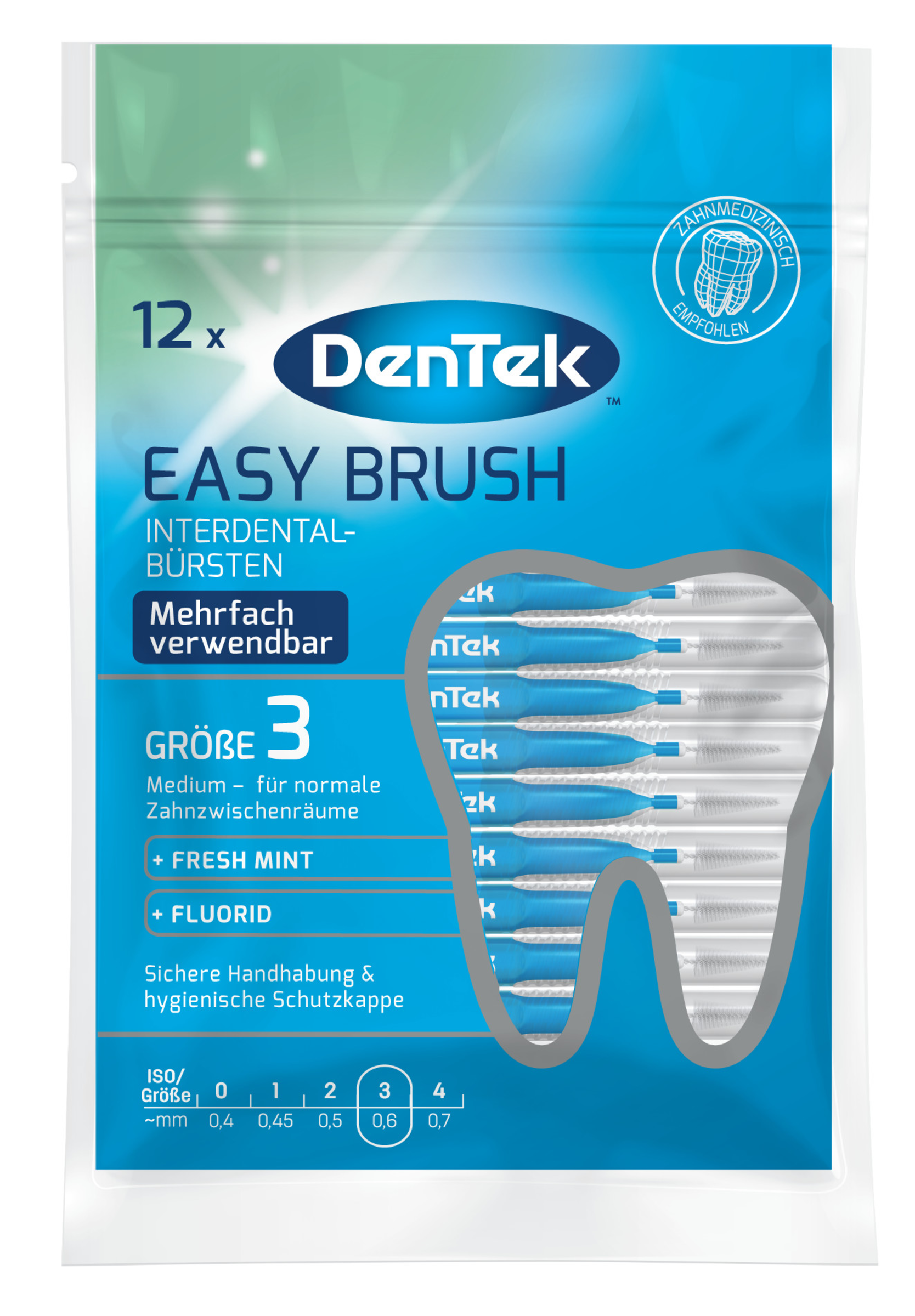 DenTek Easy Brush InterdentalBürsten Größe 3 online kaufen rossmann.de