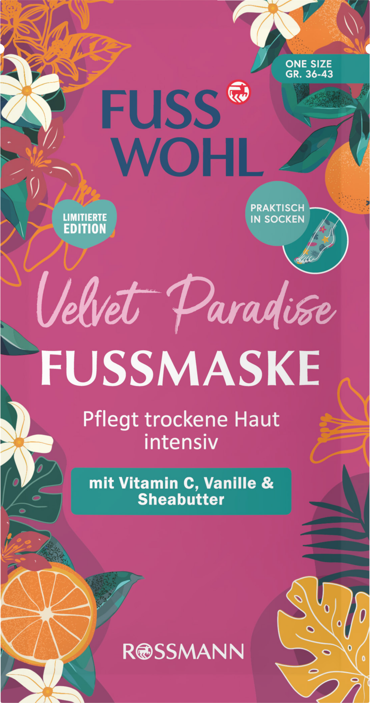 Fußmaske Velvet Paradise