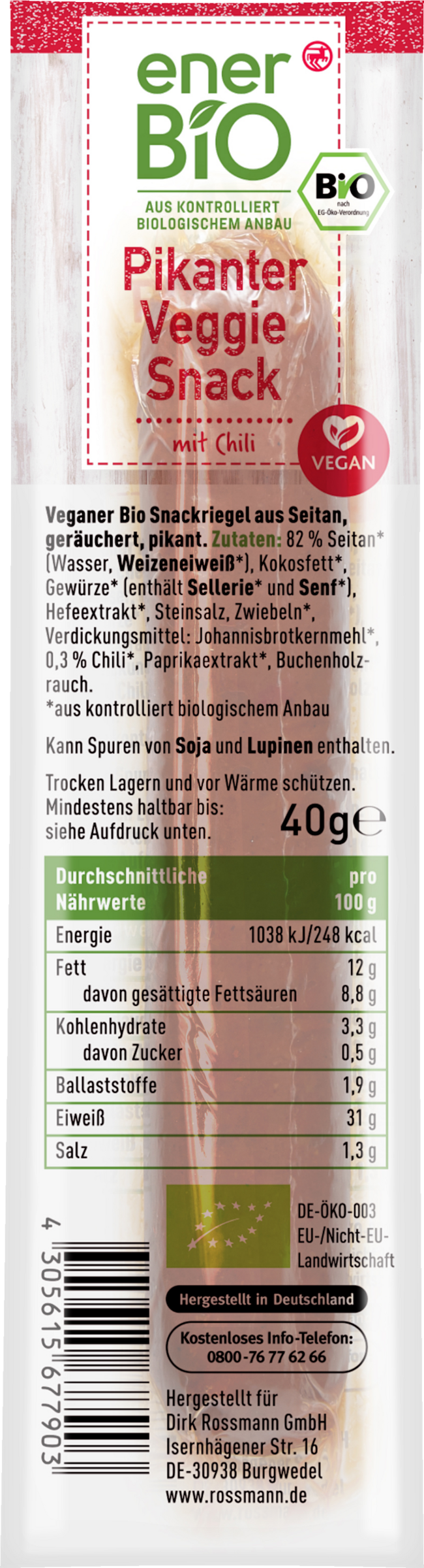 Pikanter Veggie Snack mit Chili