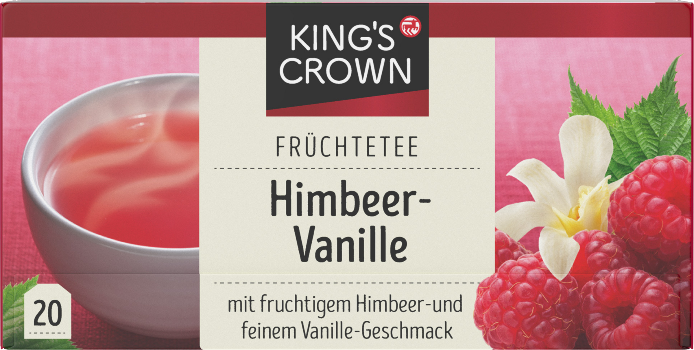 Früchtetee Himbeer-Vanille