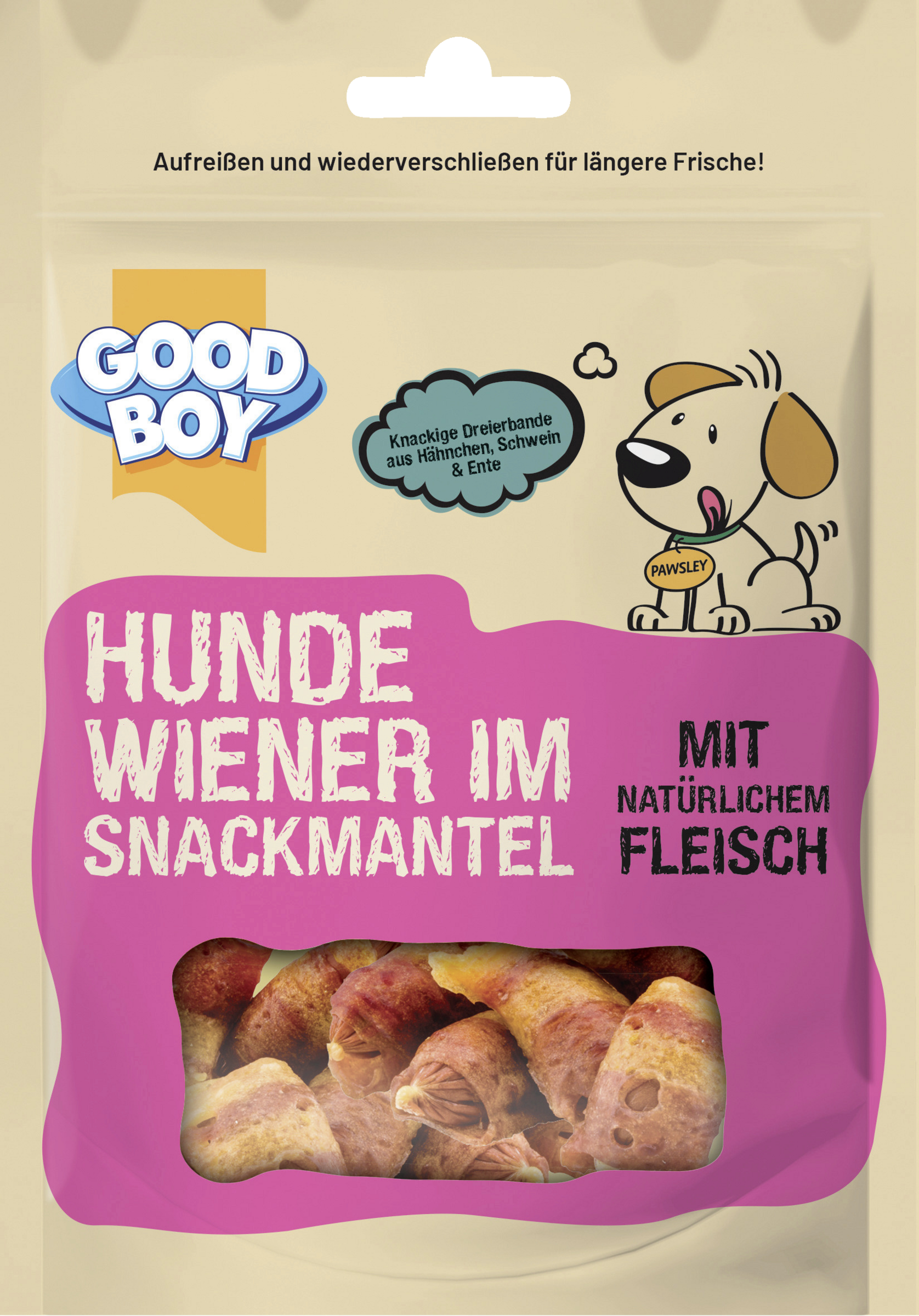 Wiener im Snackmantel