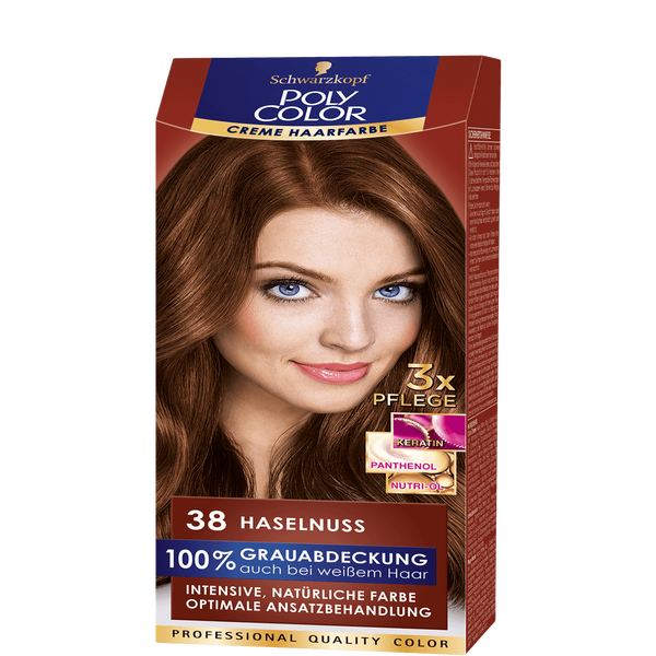 Schwarzkopf Poly Color Creme-Haarfarbe Haselnuss 38 | rossmann.de