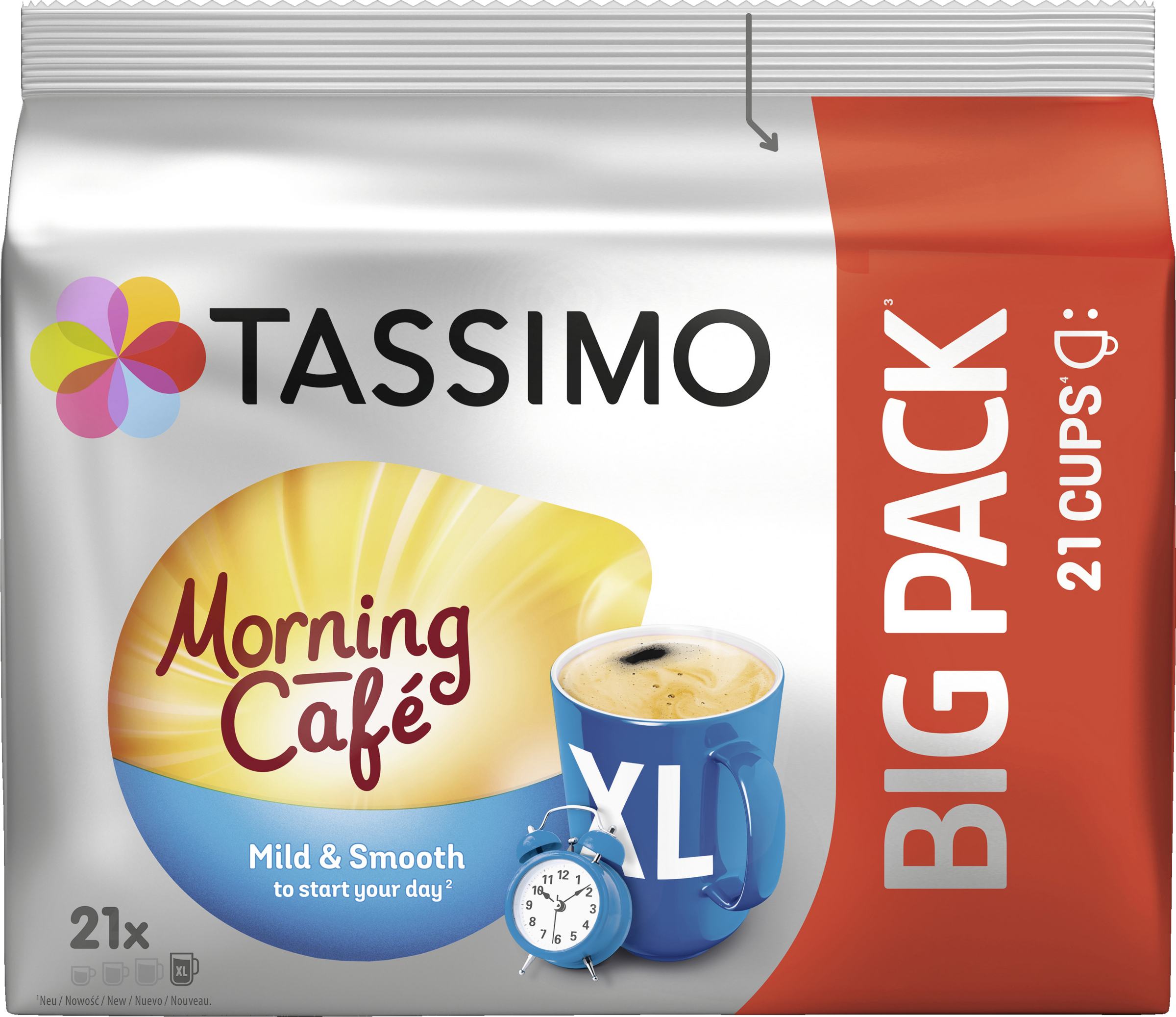 TASSIMO Morning Café mild XL Big Pack