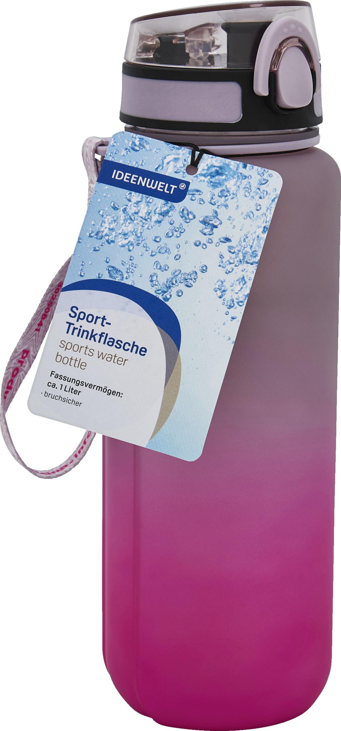 Sporttrinkflasche 1 L mauve pink