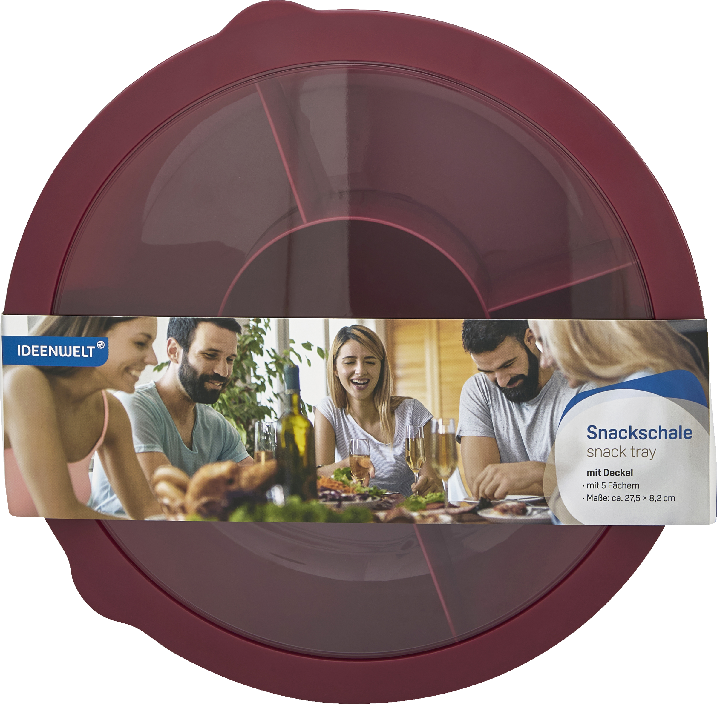 IDEENWELT Snackbowl rot