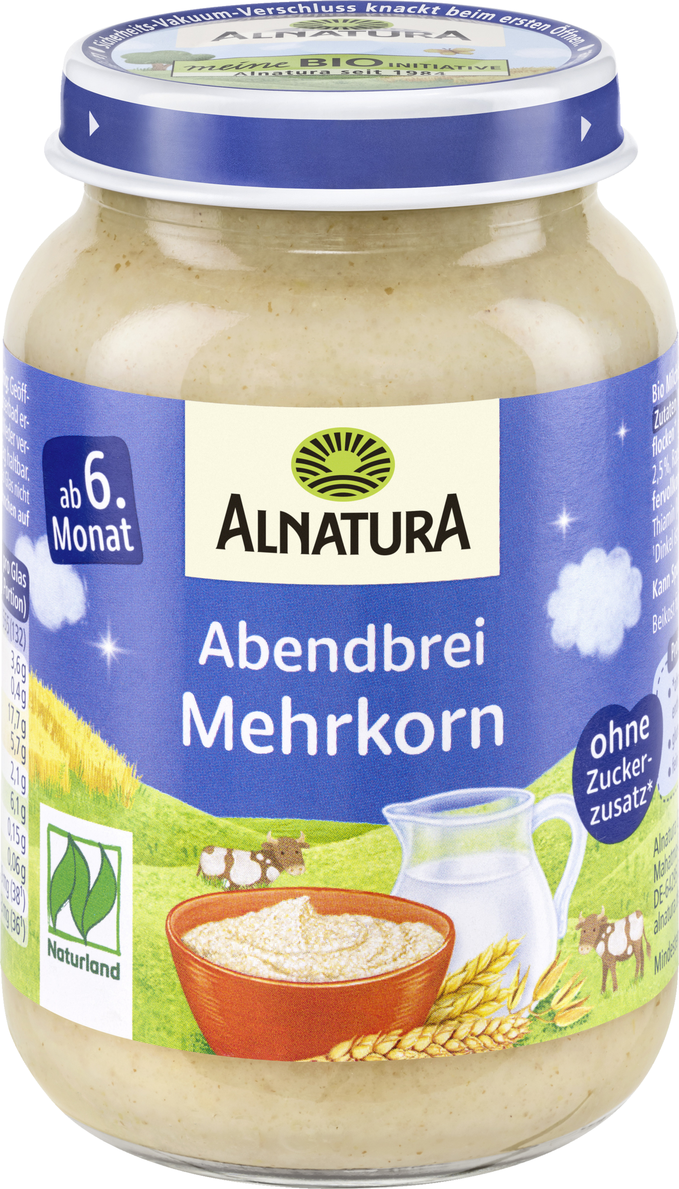 Alnatura Bio Abendbrei Mehrkornbrei Naturland