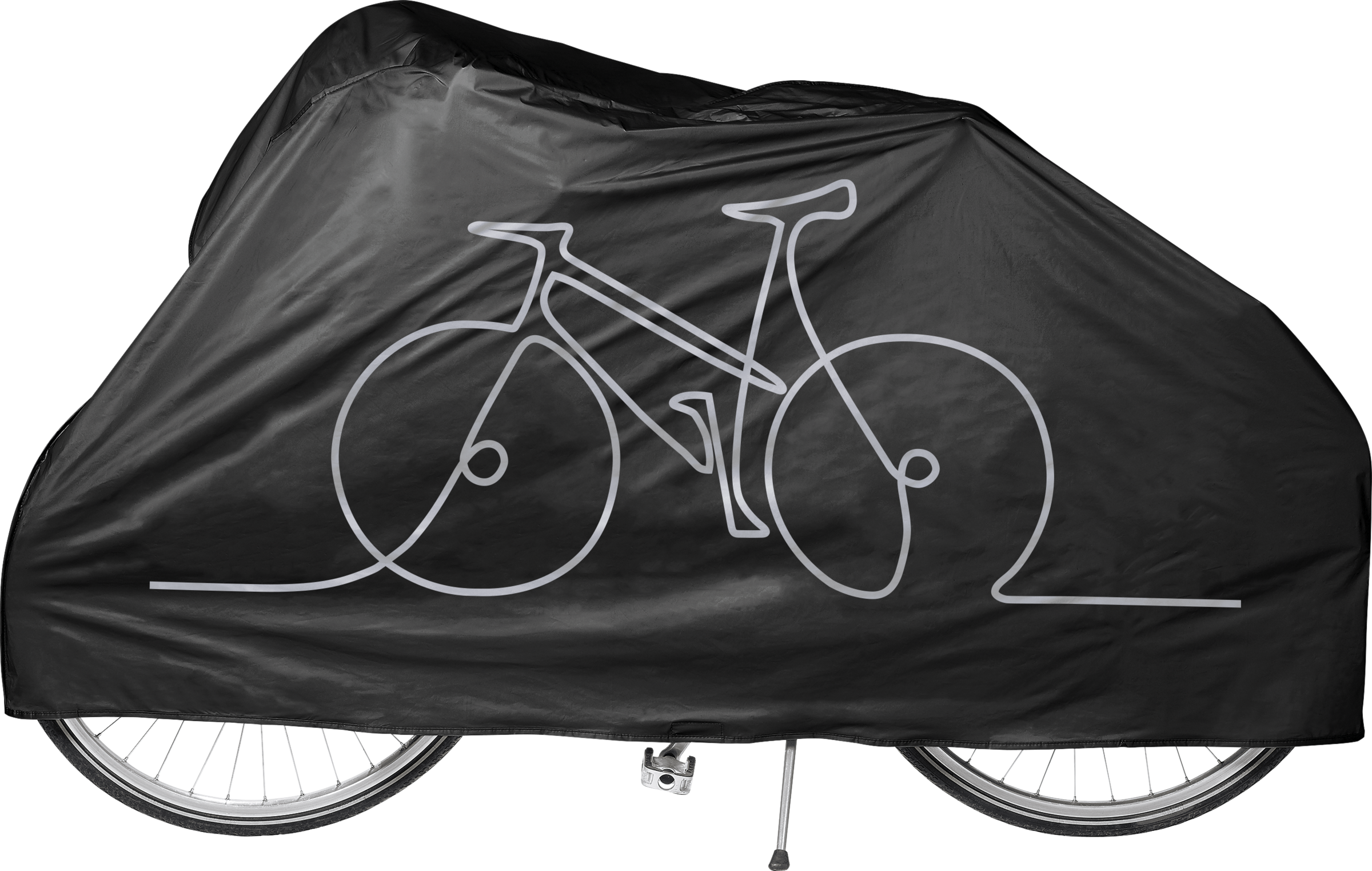 Fahrrad- und Mofaabdeckung schwarz