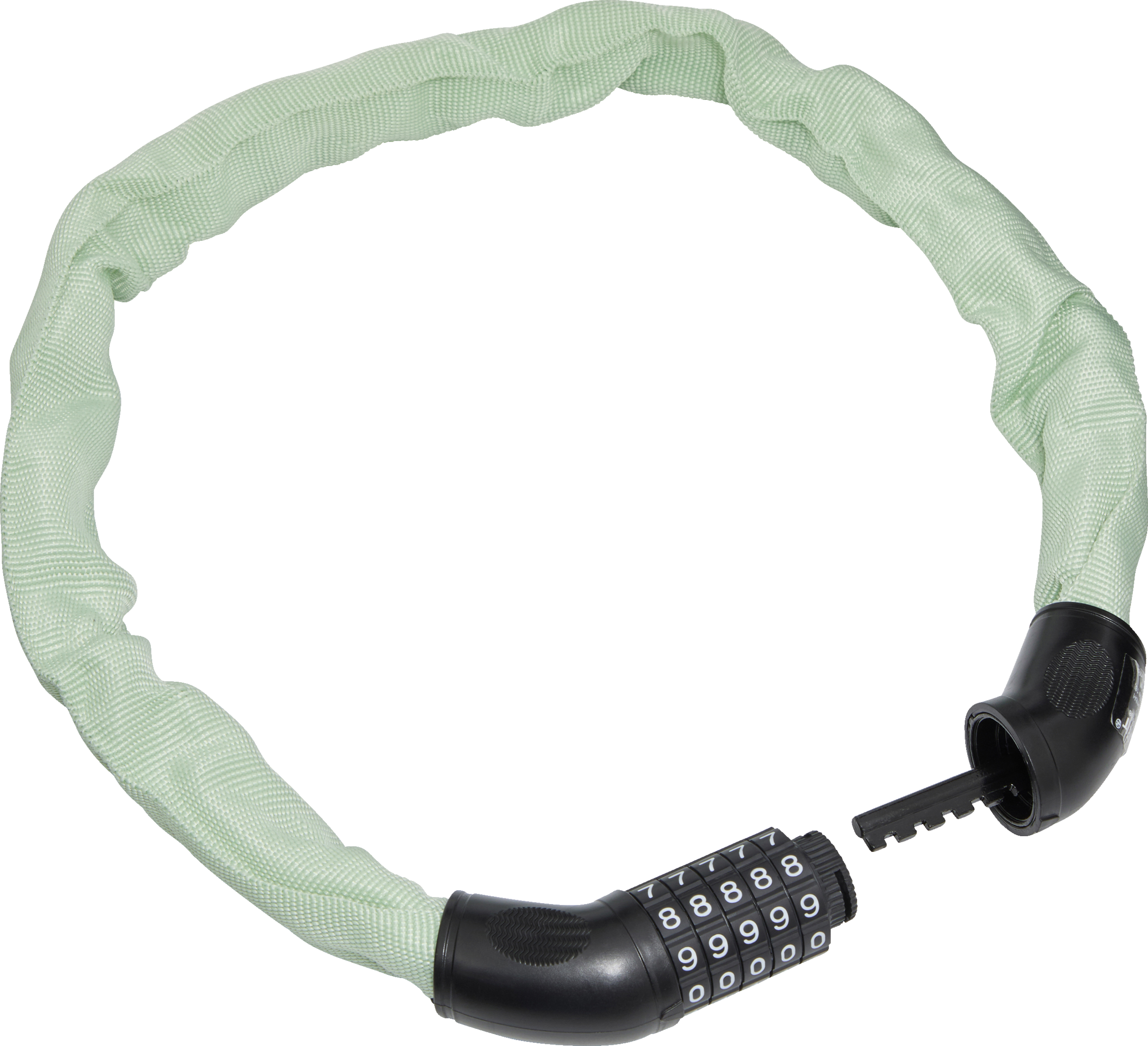 Zahlen-Kettenschloss grün