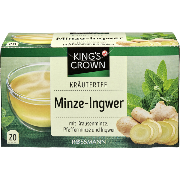 Kräutertee Minze-Ingwer
