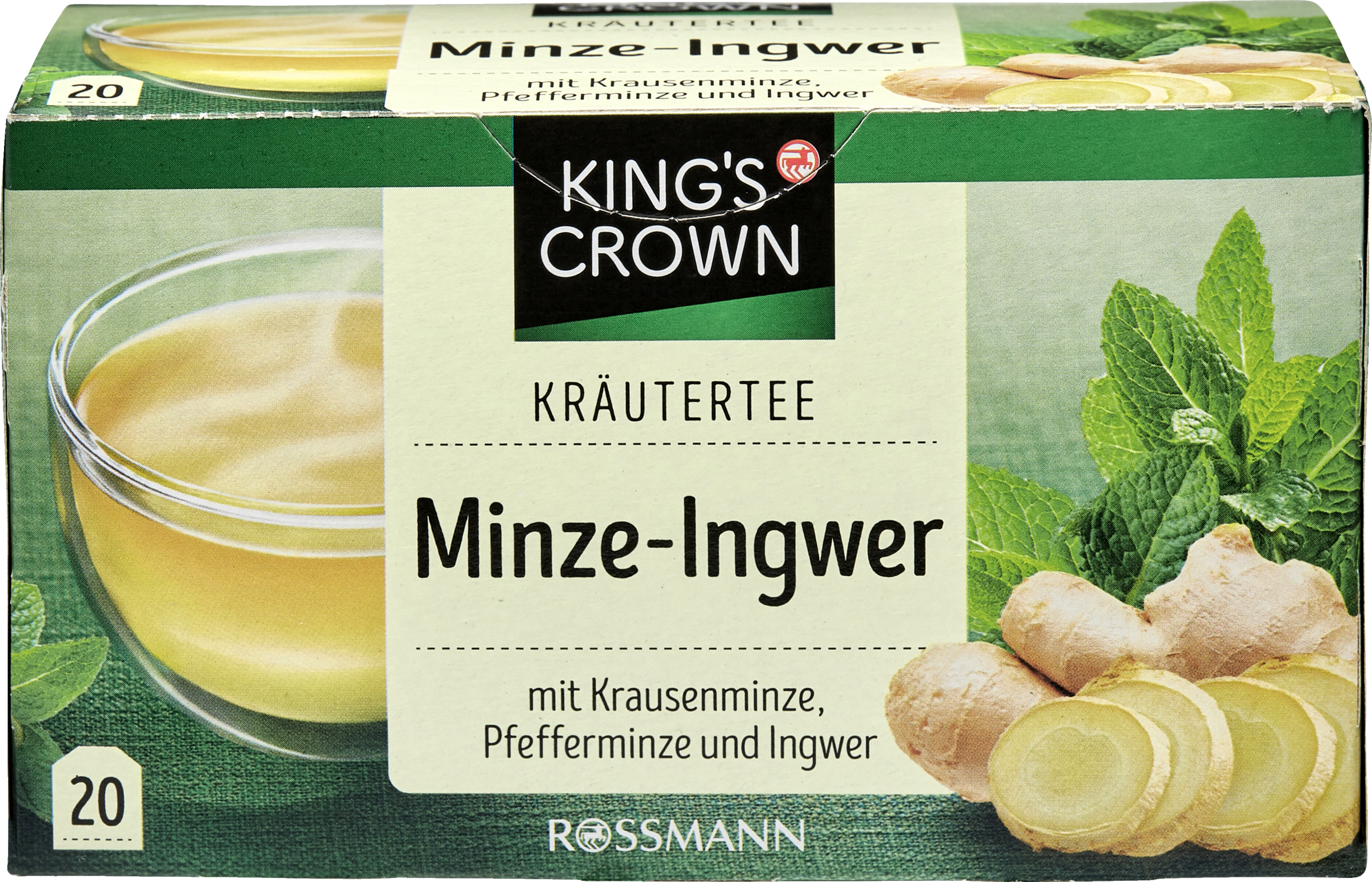 Kräutertee Minze-Ingwer