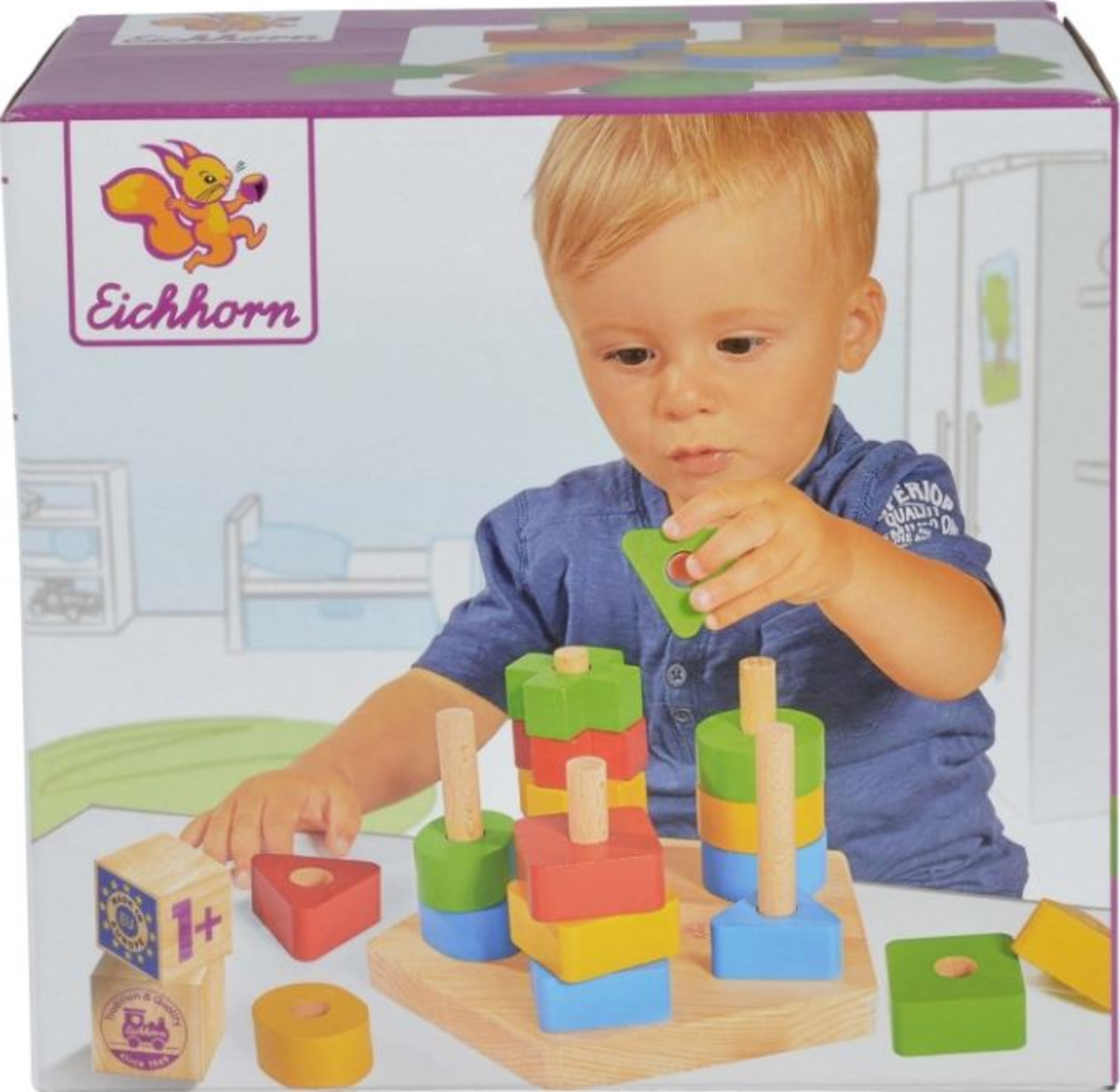 Eichhorn Holz Steckspiel