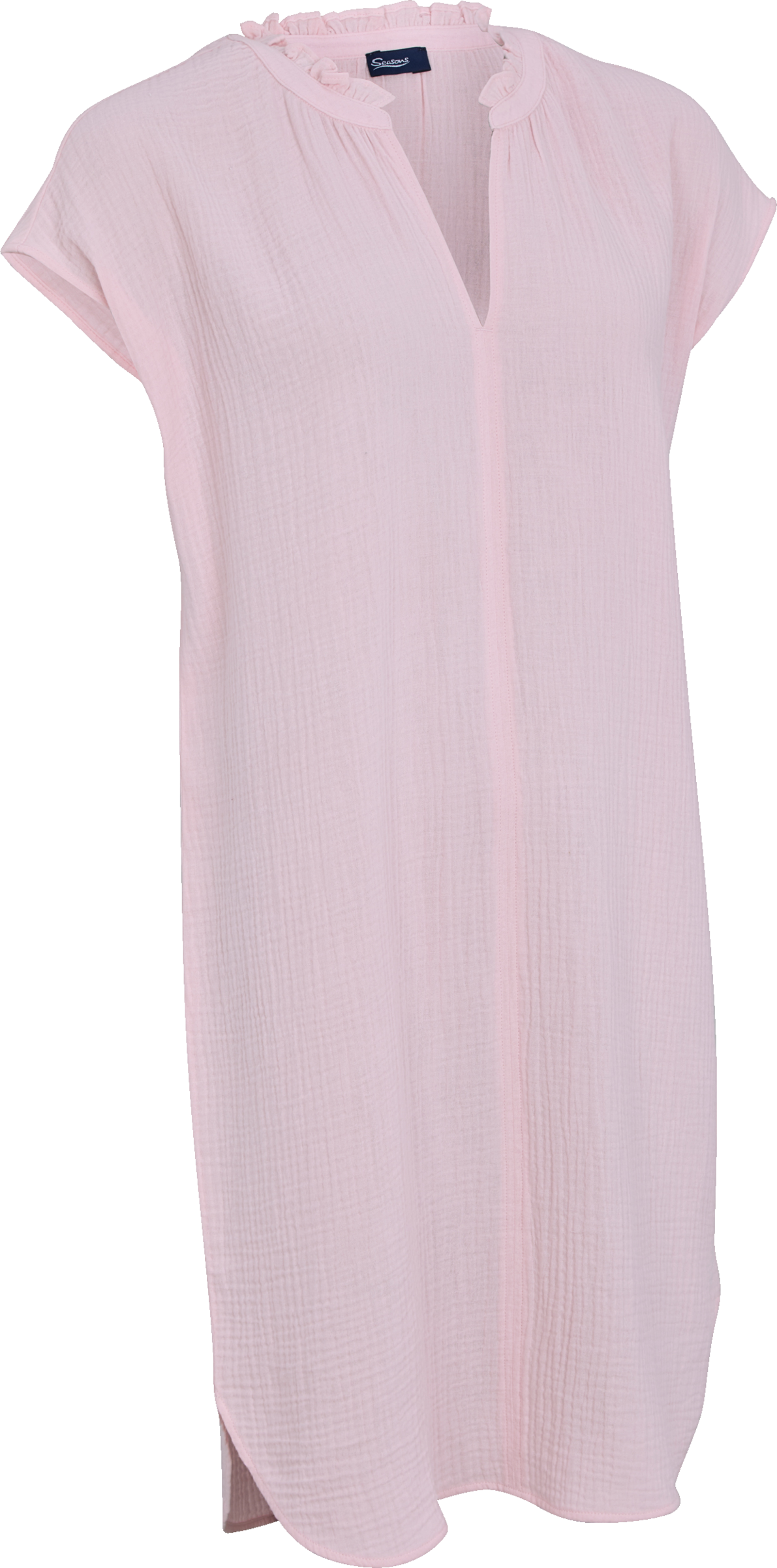 IDEENWELT Musselin-Kleid rosa Gr. L