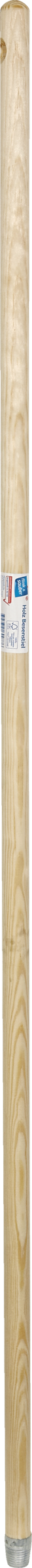 flink & sauber Besenstiel Holz FSC 130cm