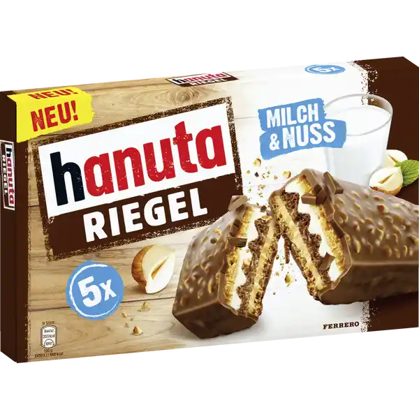 Riegel mit Milch & Nuss