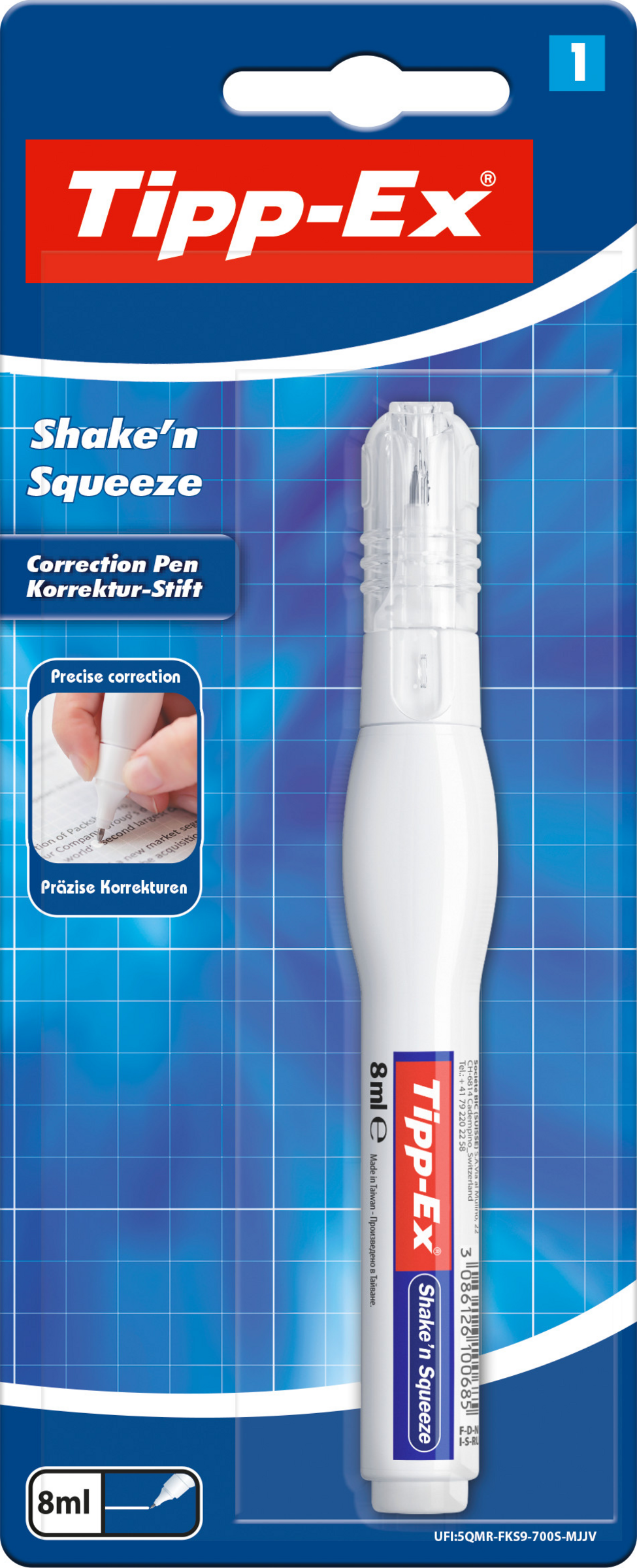 BIC Tipp-Ex Korrekturstift Shake'n Squeeze