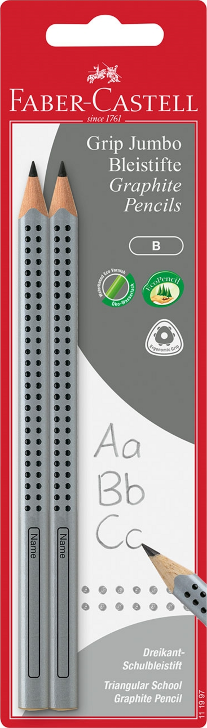 Faber-Castell 2er Set Bleistifte Jumbo GRIP