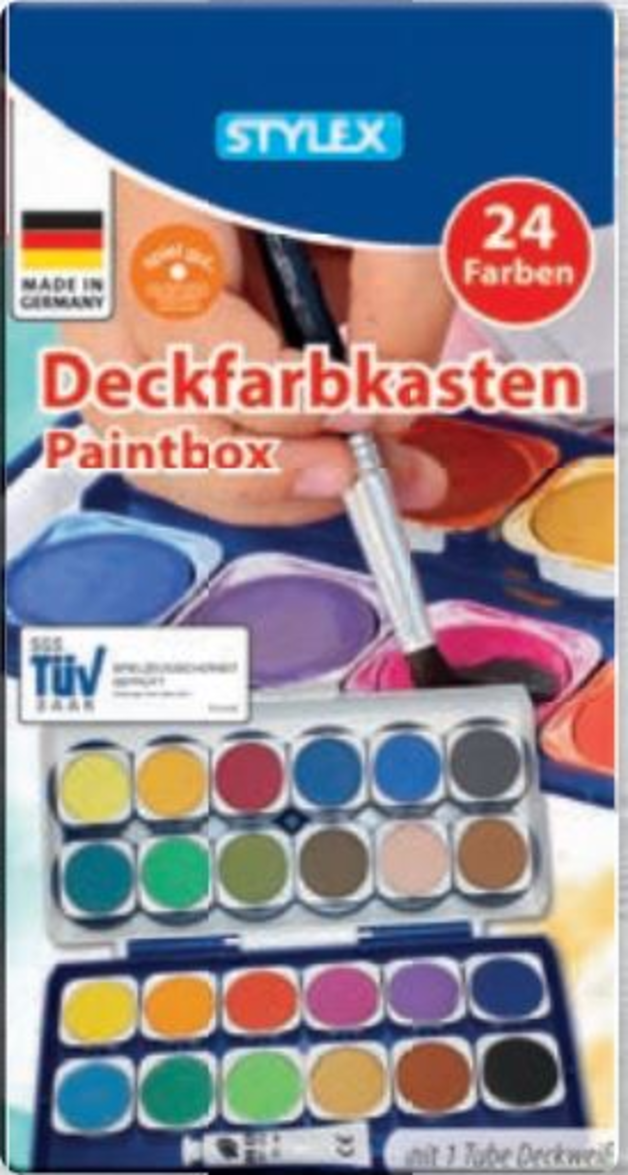Stylex 24 Set Deckfarbkasten